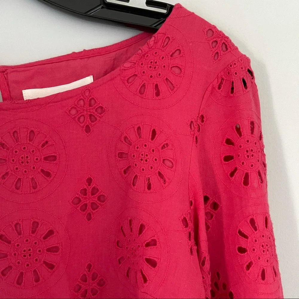 Anthropologie Eyelet Lace Tunic Dress